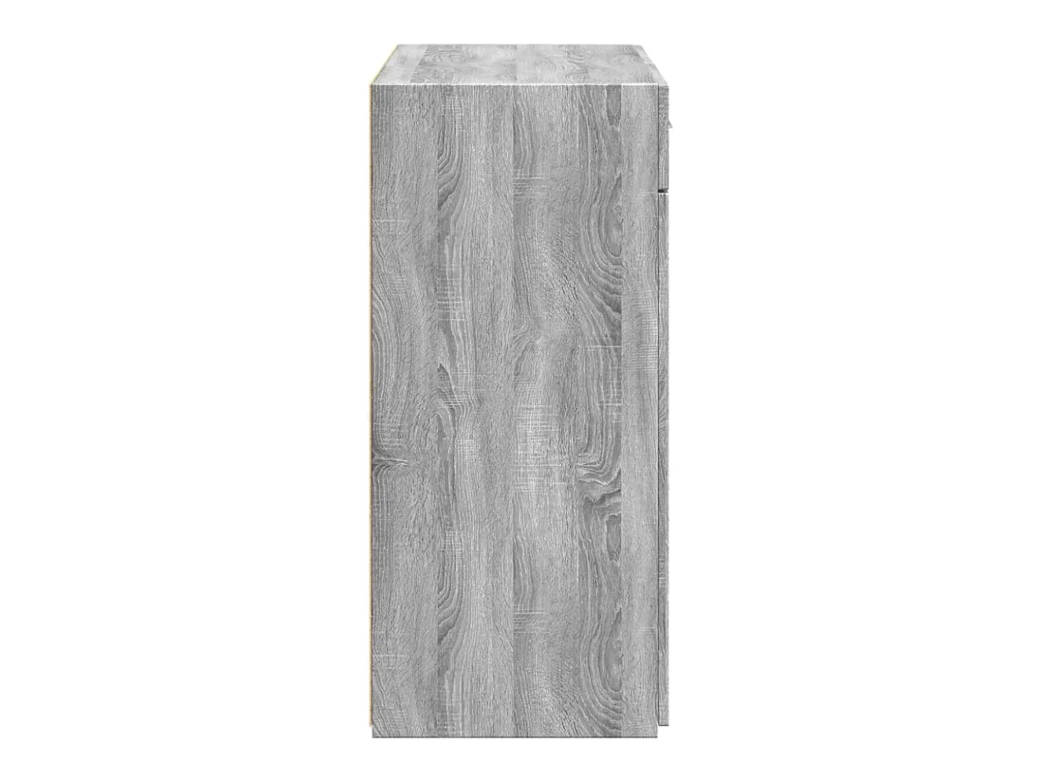 Aparador madera de ingeniería gris Sonoma 80x42,5x93 cm
