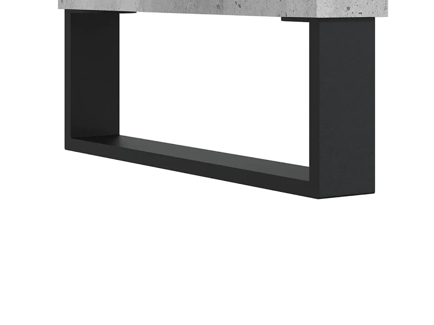Aparador madera de ingeniería gris hormigón 40x35x70 cm