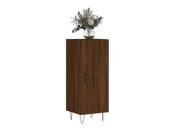 Aparador madera de ingeniería marrón roble 34,5x34x90 cm ES70272