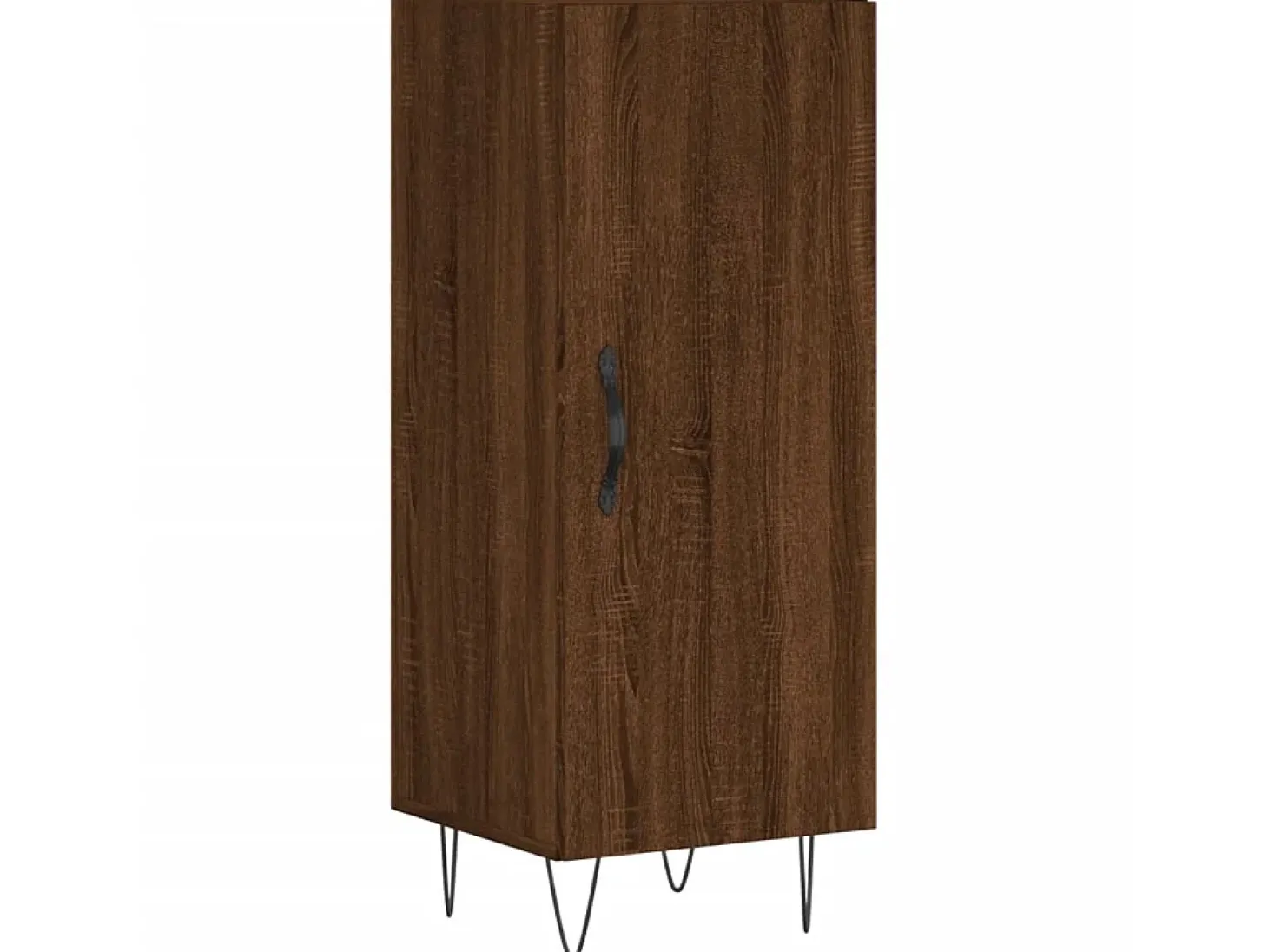 Aparador madera de ingeniería marrón roble 34,5x34x90 cm ES70272