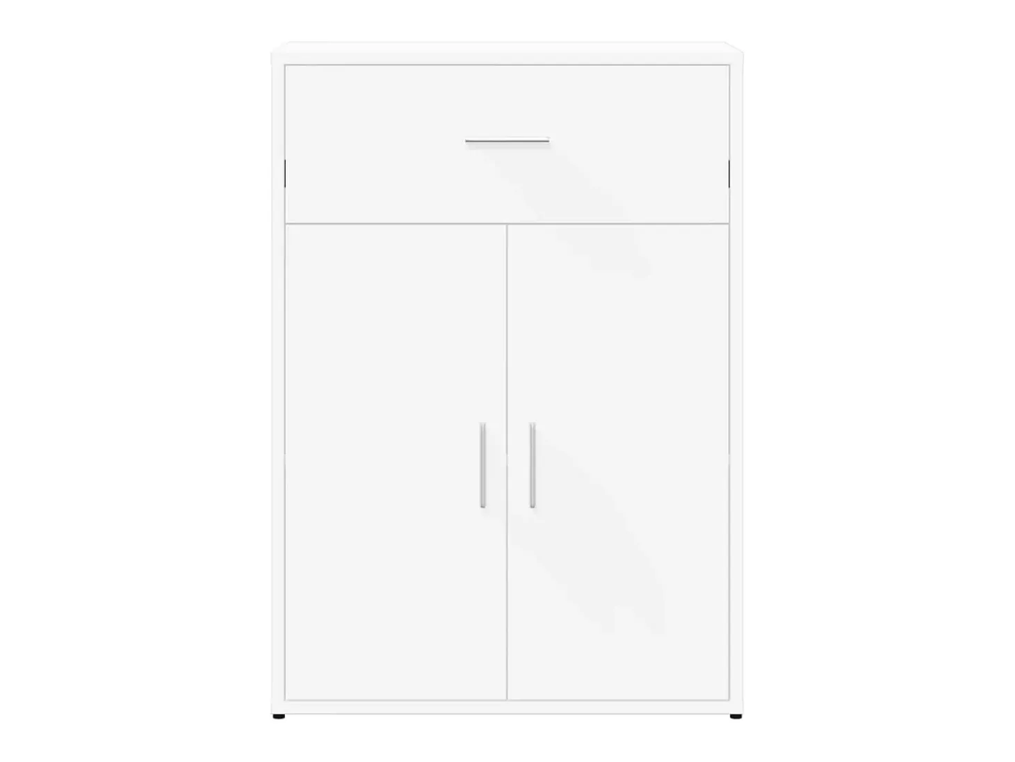 Aparador madera de ingeniería blanco 60x30x84 cm ES428157