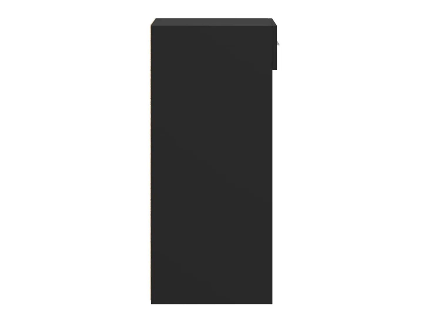 Aparador madera de ingeniería negro 45x42,5x93 cm