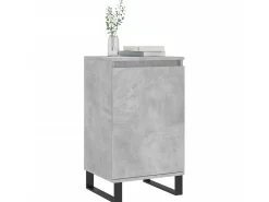 Aparador madera de ingeniería gris hormigón 40x35x70 cm ES84857