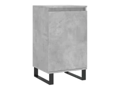 Aparador madera de ingeniería gris hormigón 40x35x70 cm ES84857