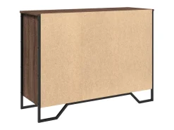 Aparador madera de ingeniería roble marrón 101x35,5x74,5 cm