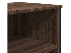 Aparador madera de ingeniería roble marrón 101x35,5x74,5 cm