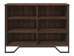 Aparador madera de ingeniería roble marrón 101x35,5x74,5 cm