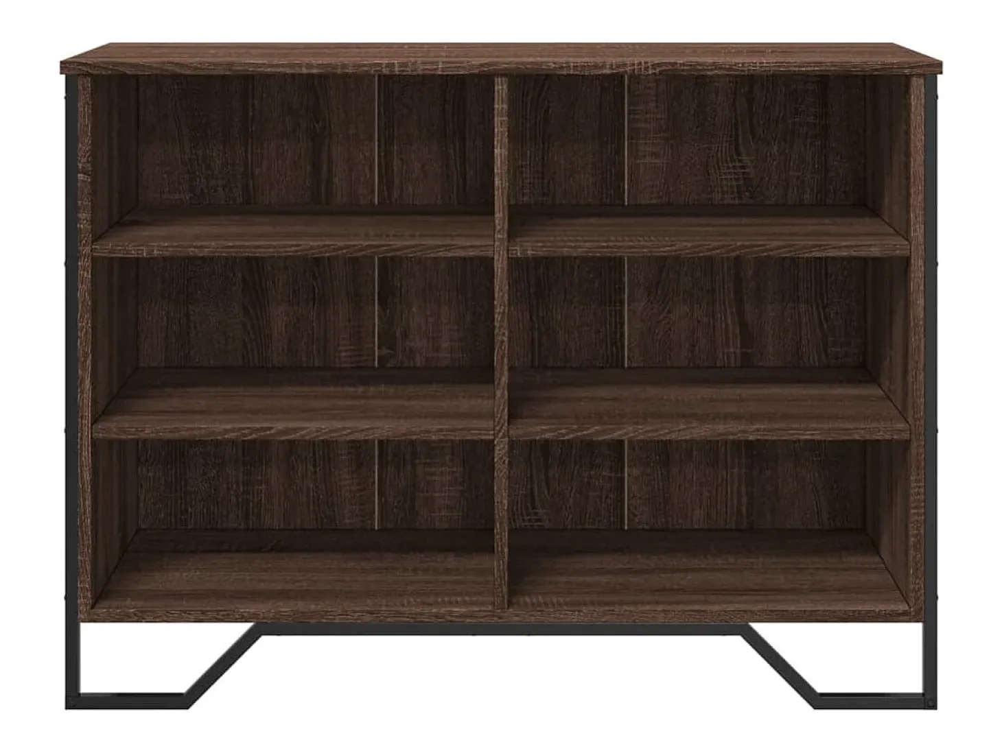 Aparador madera de ingeniería roble marrón 101x35,5x74,5 cm