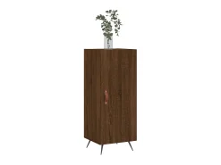 Aparador madera de ingeniería marrón roble 34,5x34x90 cm ES94698