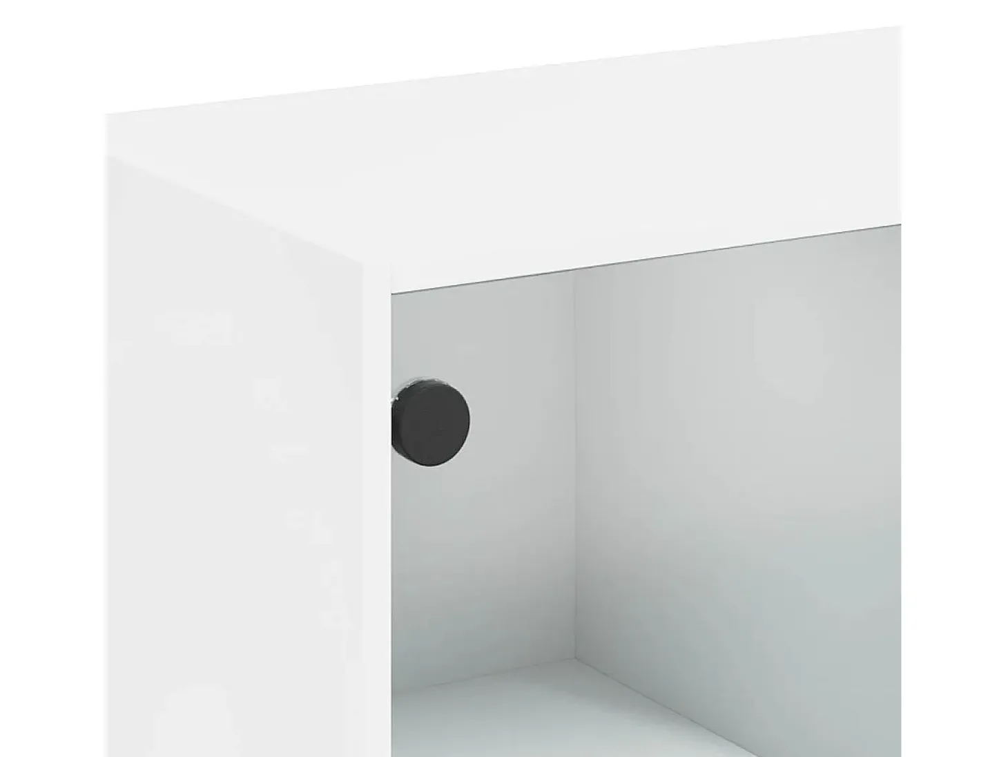 Aparador madera de ingeniería blanco 102x37x75,5 cm