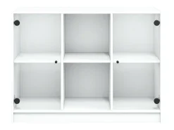 Aparador madera de ingeniería blanco 102x37x75,5 cm
