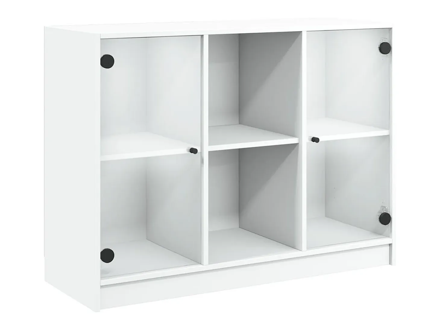Aparador madera de ingeniería blanco 102x37x75,5 cm