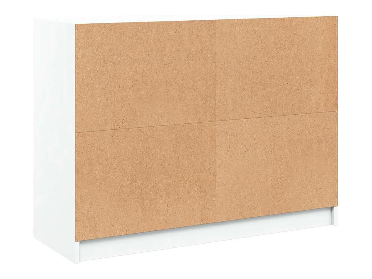 Aparador madera de ingeniería blanco 102x37x75,5 cm