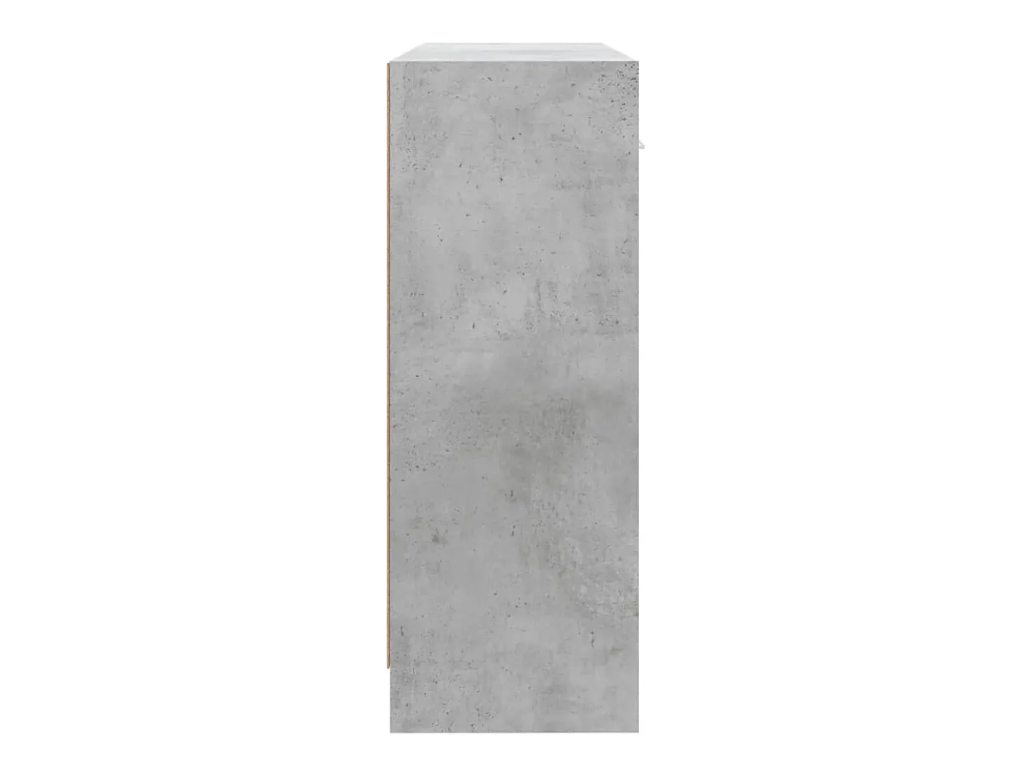 Aparador madera de ingeniería gris hormigón 91x28x75 cm