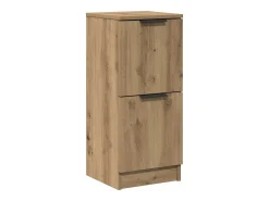 Aparador madera de ingeniería roble artisian 30x30x70 cm