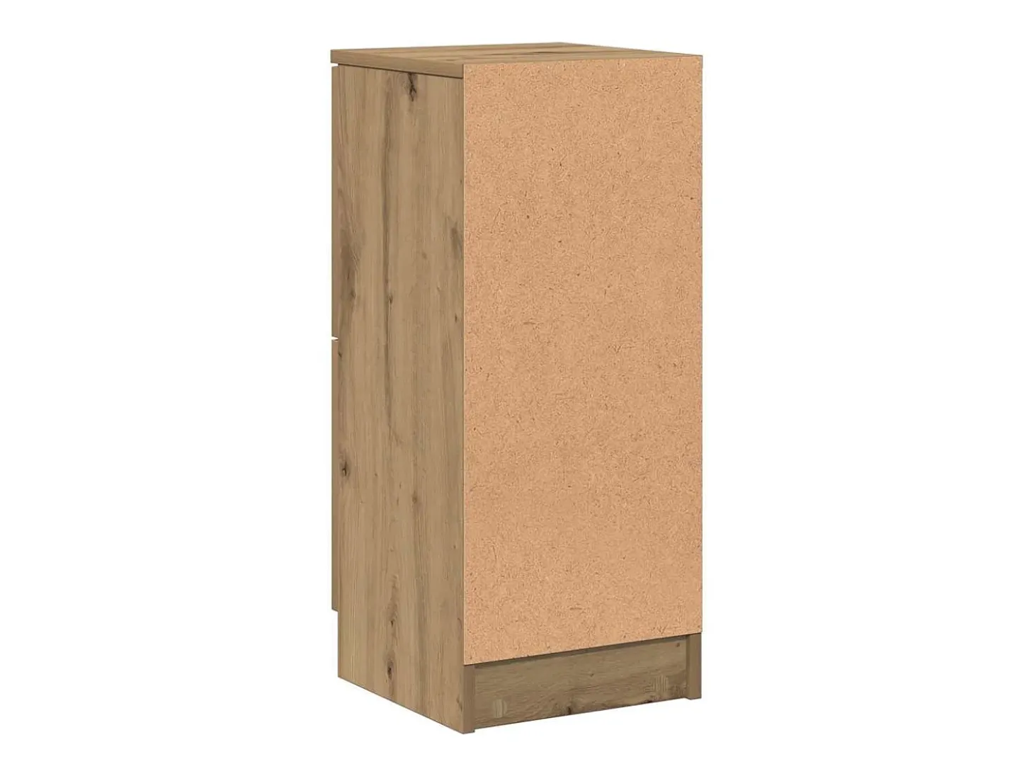 Aparador madera de ingeniería roble artisian 30x30x70 cm