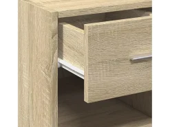 Aparador madera de ingeniería roble Sonoma 30x42,5x93 cm