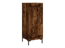 Aparador madera de ingeniería roble ahumado 34,5x34x90 cm ES35421