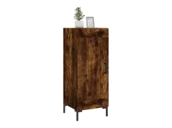 Aparador madera de ingeniería roble ahumado 34,5x34x90 cm ES35421