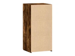 Aparador madera de ingeniería roble ahumado 45x42,5x93 cm