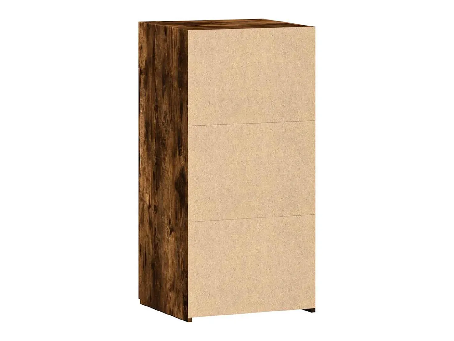 Aparador madera de ingeniería roble ahumado 45x42,5x93 cm
