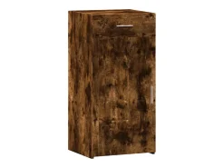 Aparador madera de ingeniería roble ahumado 45x42,5x93 cm