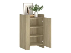 Aparador madera de ingeniería roble Sonoma 45x35x75 cm