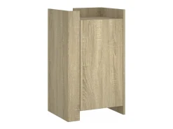 Aparador madera de ingeniería roble Sonoma 45x35x75 cm