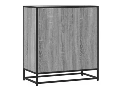 Aparador madera ingeniería gris sonoma 68x35x76 cm