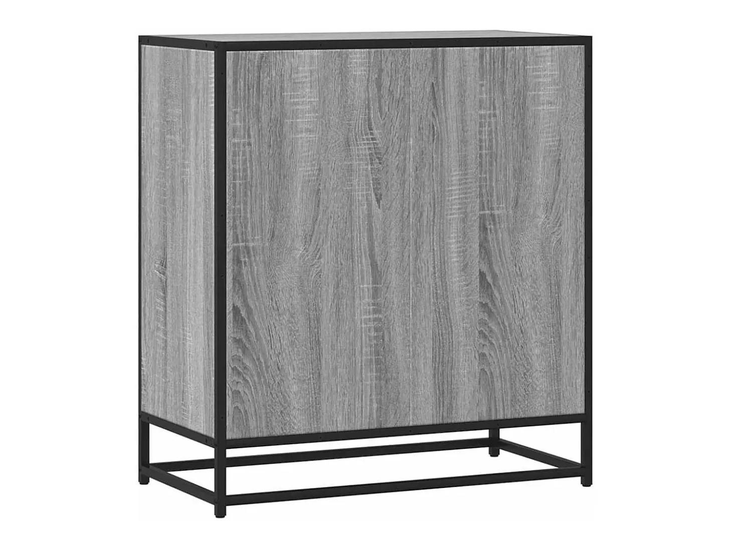 Aparador madera ingeniería gris sonoma 68x35x76 cm