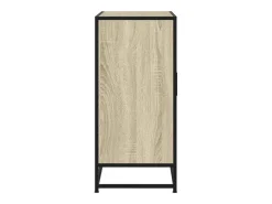 Aparador madera ingeniería y metal roble Sonoma 68x35x76 cm