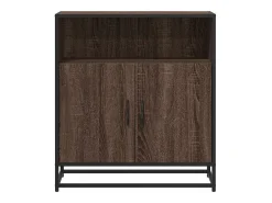 Aparador madera ingeniería roble marrón 68x35x76 cm