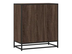 Aparador madera ingeniería roble marrón 68x35x76 cm