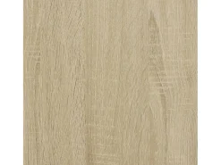 Aparador madera ingeniería y metal roble Sonoma 35,5x35x76 cm