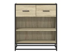 Aparador madera ingeniería roble Sonoma 68x35x76 cm