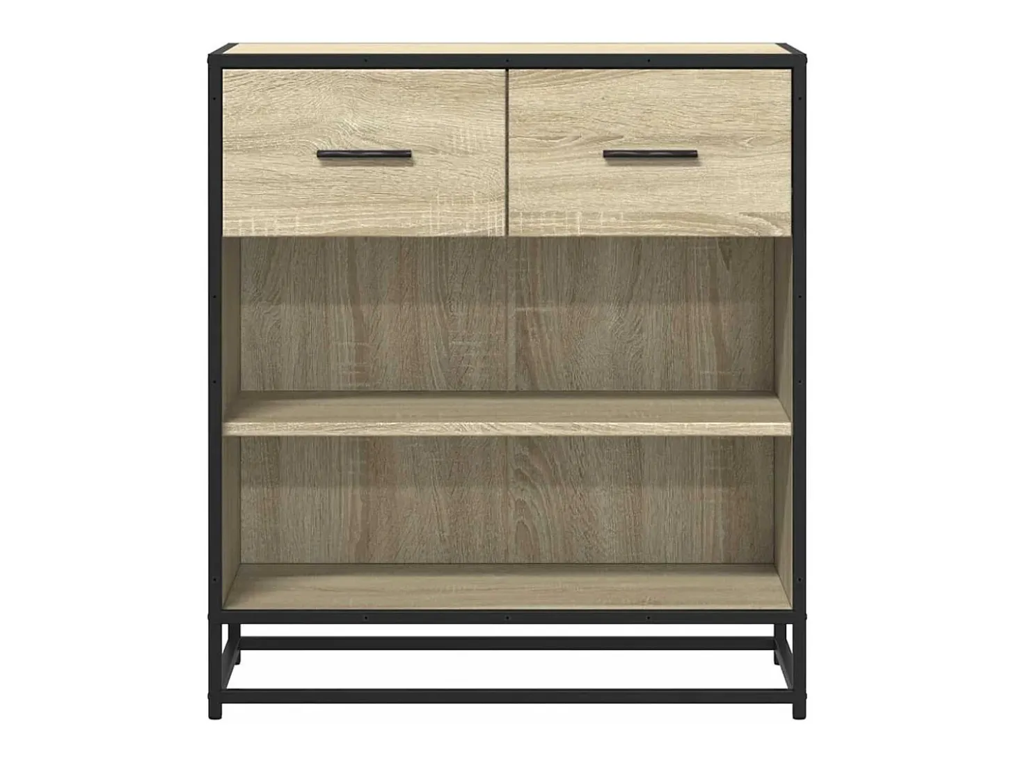 Aparador madera ingeniería roble Sonoma 68x35x76 cm