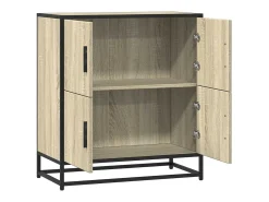 Aparador madera ingeniería roble Sonoma 68x35x76 cm