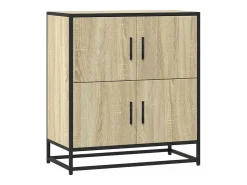 Aparador madera ingeniería roble Sonoma 68x35x76 cm