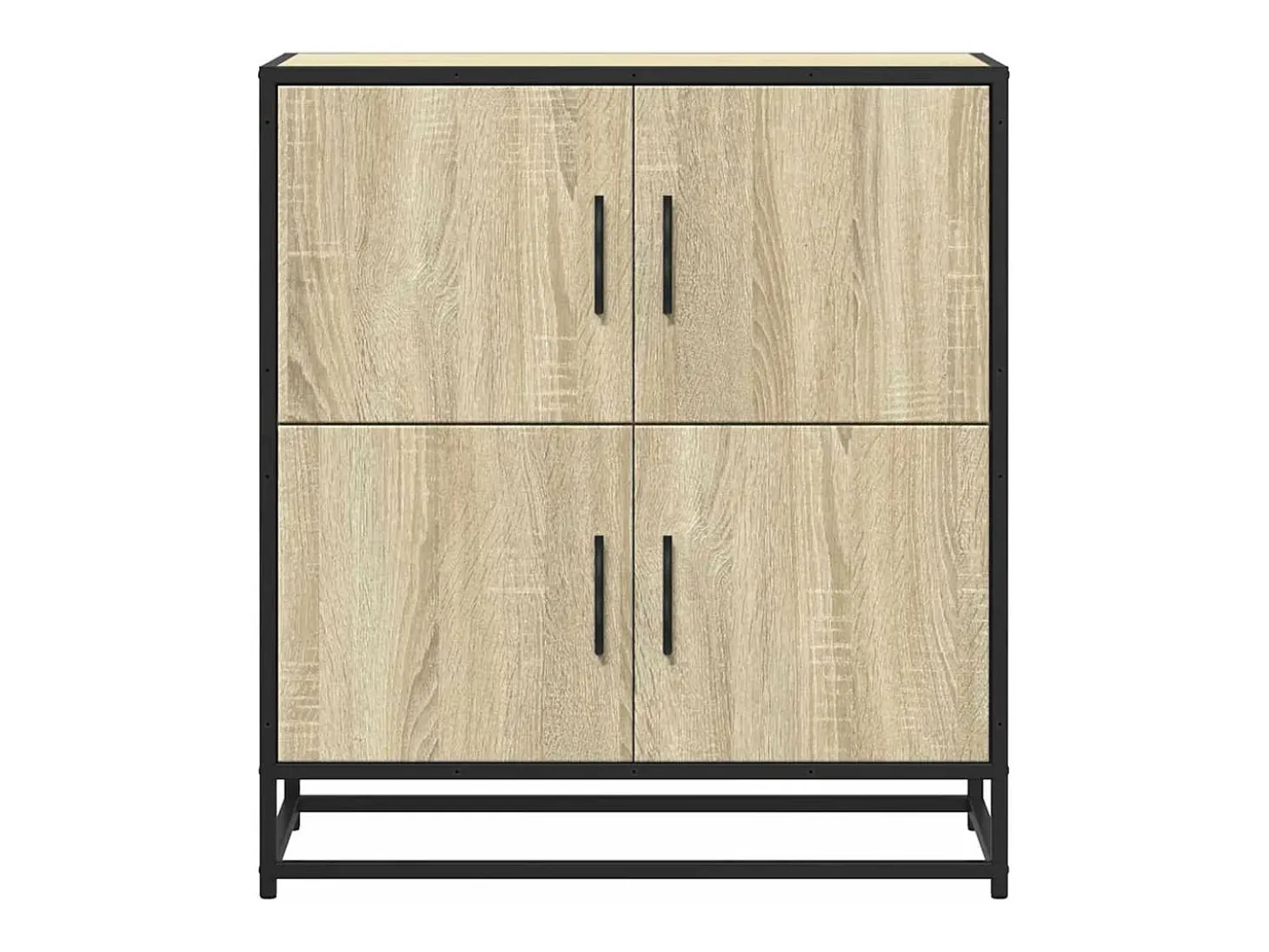 Aparador madera ingeniería roble Sonoma 68x35x76 cm