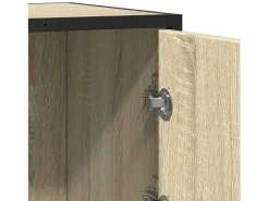 Aparador madera ingeniería roble Sonoma 68x35x76 cm