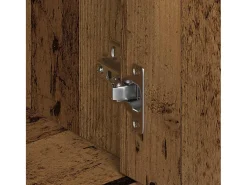 Aparador madera ingeniería madera envejecida 88x30x70 cm