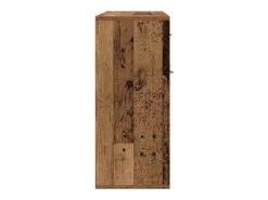Aparador madera ingeniería madera envejecida 88x30x70 cm