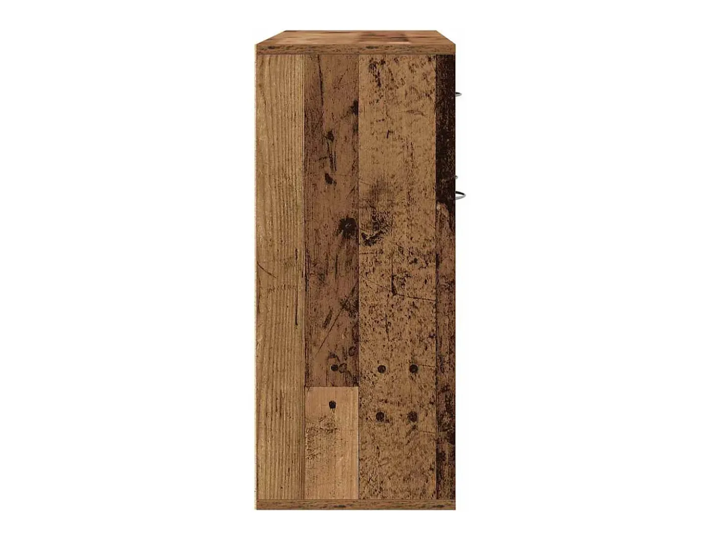 Aparador madera ingeniería madera envejecida 88x30x70 cm