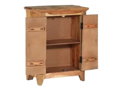 Aparador madera maciza acacia y reciclada 55x33x75 cm ES864976