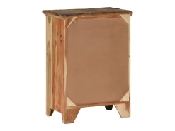 Aparador madera maciza acacia y reciclada 55x33x75 cm ES864976