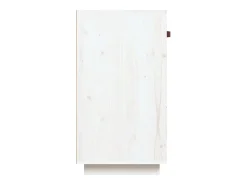 Aparador madera maciza de pino blanco 100x40x75 cm
