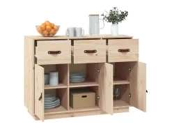 Aparador madera maciza de pino 100x40x75 cm