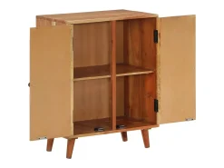 Aparador madera maciza de acacia 60x35x74 cm