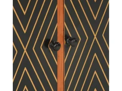 Aparador madera maciza de acacia 60x35x74 cm