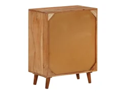 Aparador madera maciza de acacia 60x35x74 cm